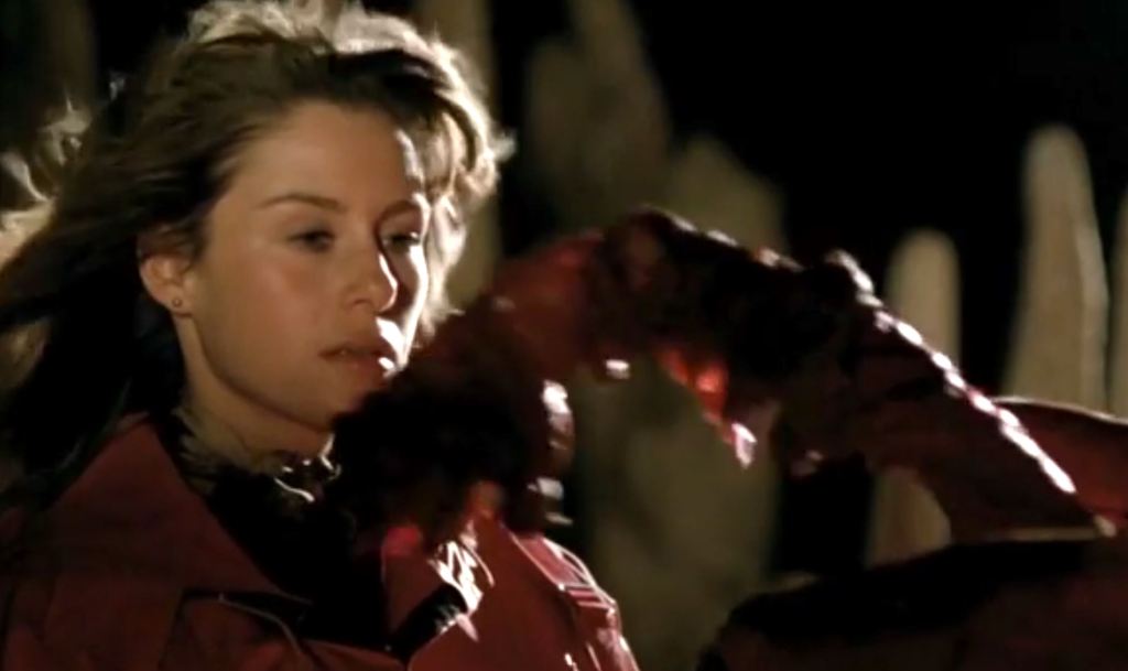 Yes - another 'bit of an alien' seen in the cave