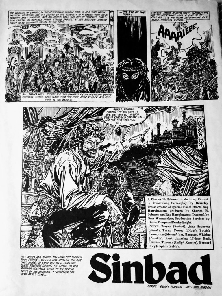 Written by Benny Aldrich, drawn by Ian Gibson