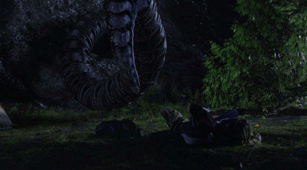 ...and then a tentacle pokes from the hole!