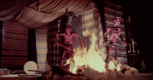 Ghouls rise from the flames!