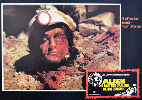 German lobby card: severed head!