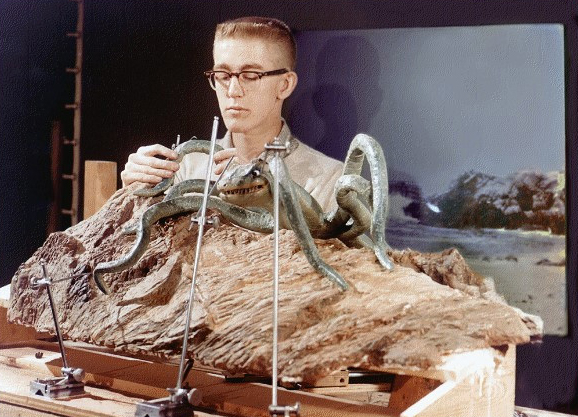 Jim Danforth at work