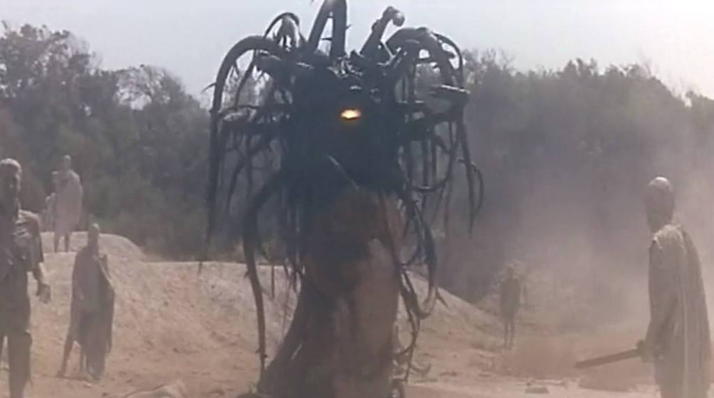 Medusa surrounded by its victims