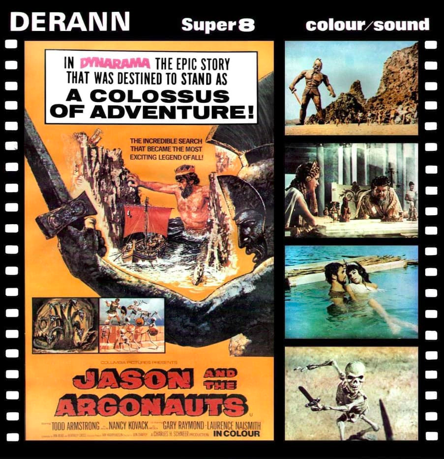 Derann box art for Super 8mm colour/sound reel