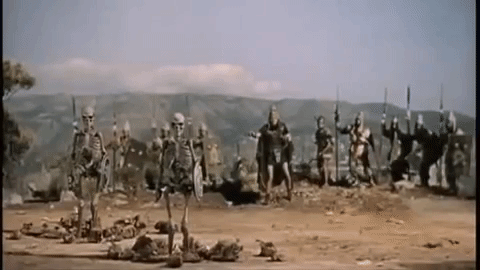 Up come the skeletons!