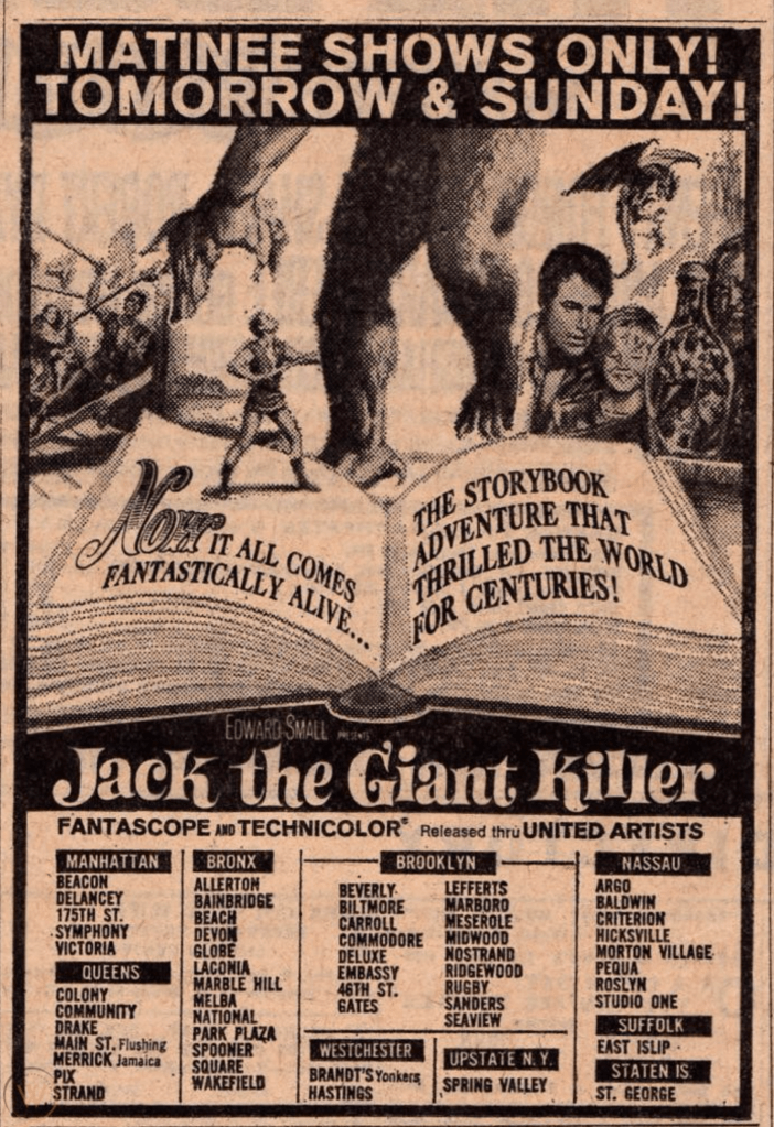 New York newspaper ad