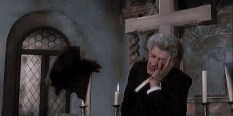 Killer bat in SCARS OF DRACULA!