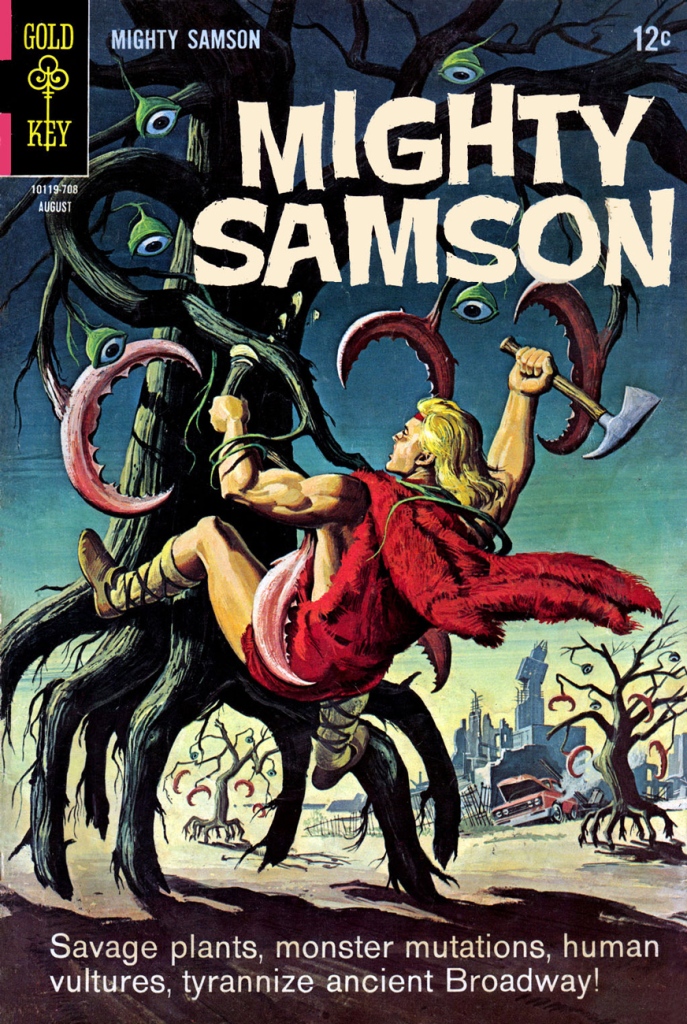 Mighty Samson fights walking tree monsters with pincers!