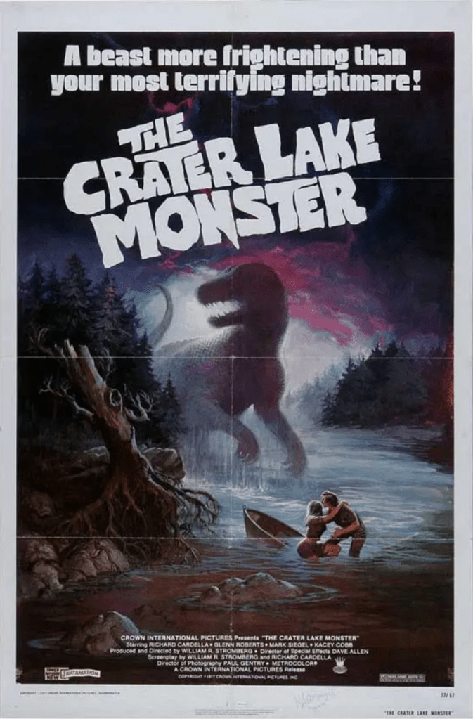 The monster on the poster doesn't resemble the monster in the movie