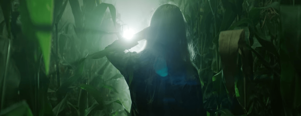 Mysterious lights in the cornfield