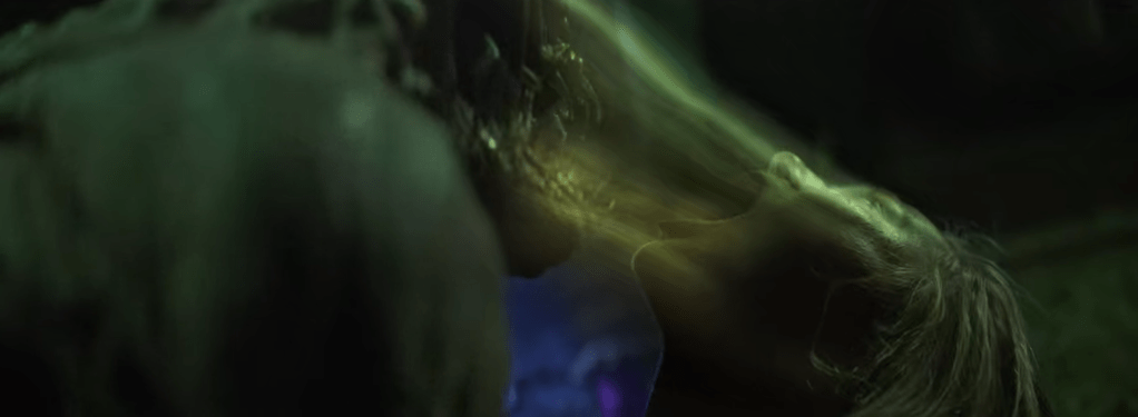 One of the toothy creatures starts to suck away Annie's life-force