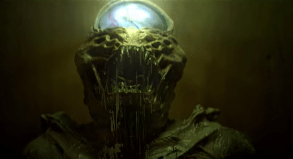 A glowing-eyed, energy-sucking humanoid!