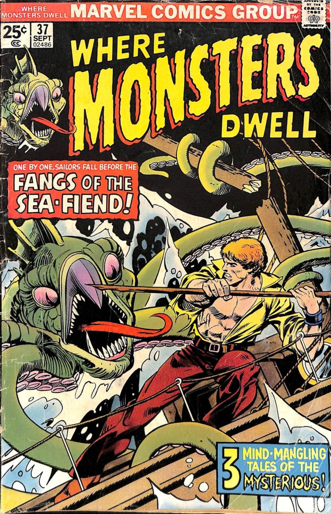 Where Monsters Dwell Vol 1 Issue #37 - cover art by Gil Kane
