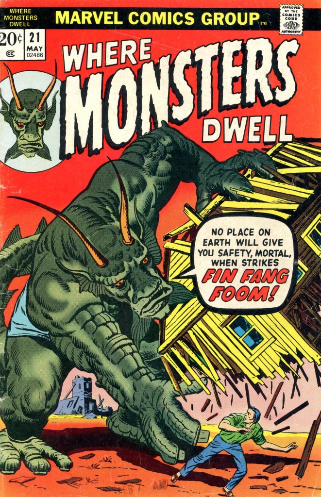 Where Monsters Dwell Vol 1 Issue #21 (1973) - cover art by Jack Kirby