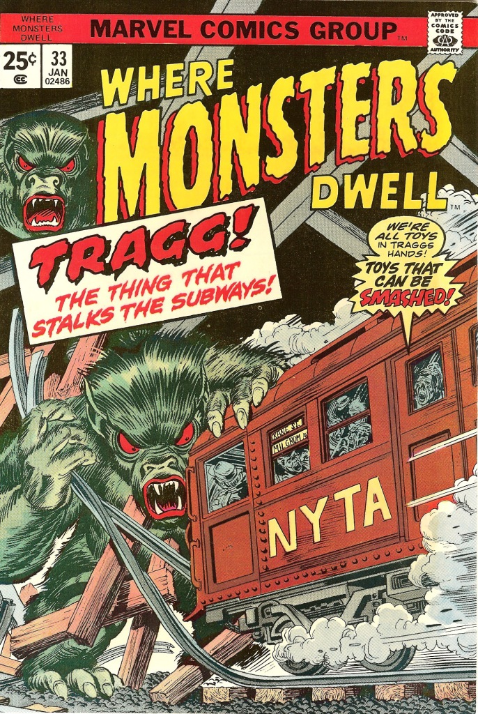 Where Monsters Dwell Vol 1 Issue #33 - cover art by Gil Kane