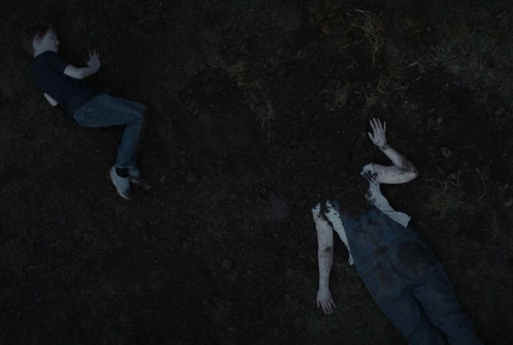 There's something disturbing about the character JUST having her head buried under the ground