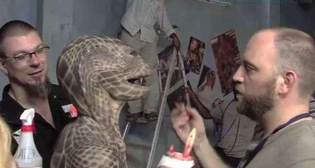 A behind the scenes shot