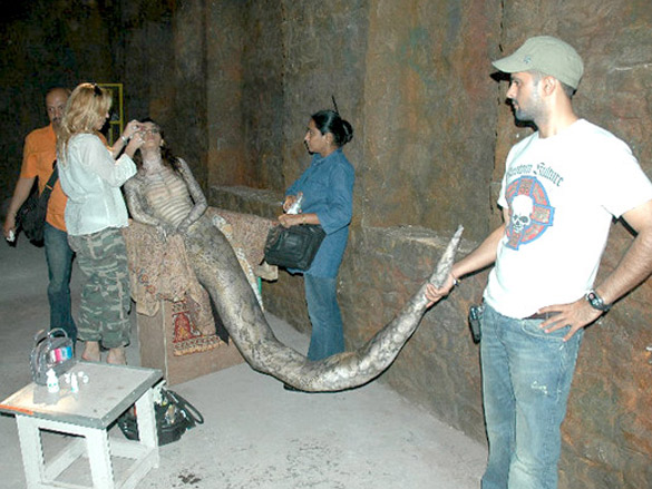 Another behind the scenes shot