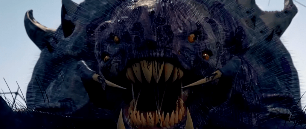 A four-eyed spider freak!