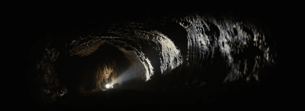 Crawling through a tunnel