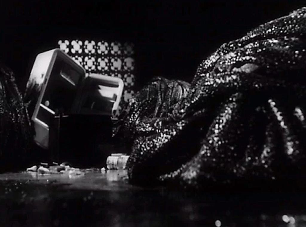 Rampaging blobs wreck a fridge!