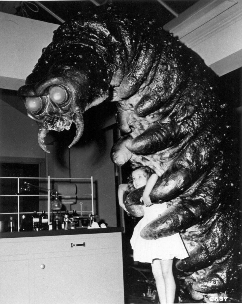 Another shot of Mimi Gibson and the full-scale beast