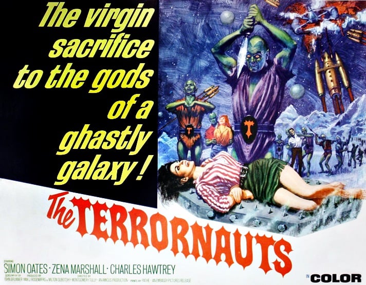 Yikes! This is the poster's depiction of the sacrifice scene...