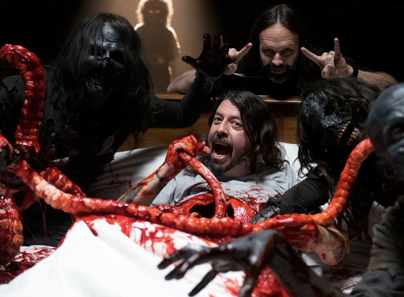 You can tell Mr Grohl was having a bloody good time