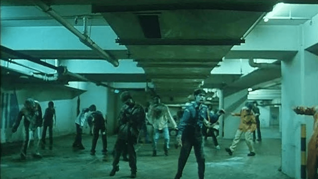 Zombies overrun the carpark