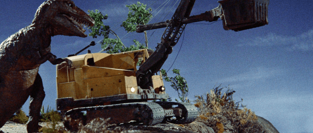 Tyrannosaurus Rex versus digger!