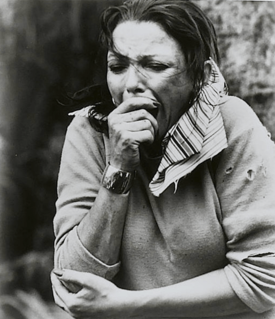 Joan didn't enjoy the filming, it seems...