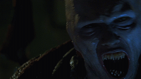 Wet, slimy and toothy!