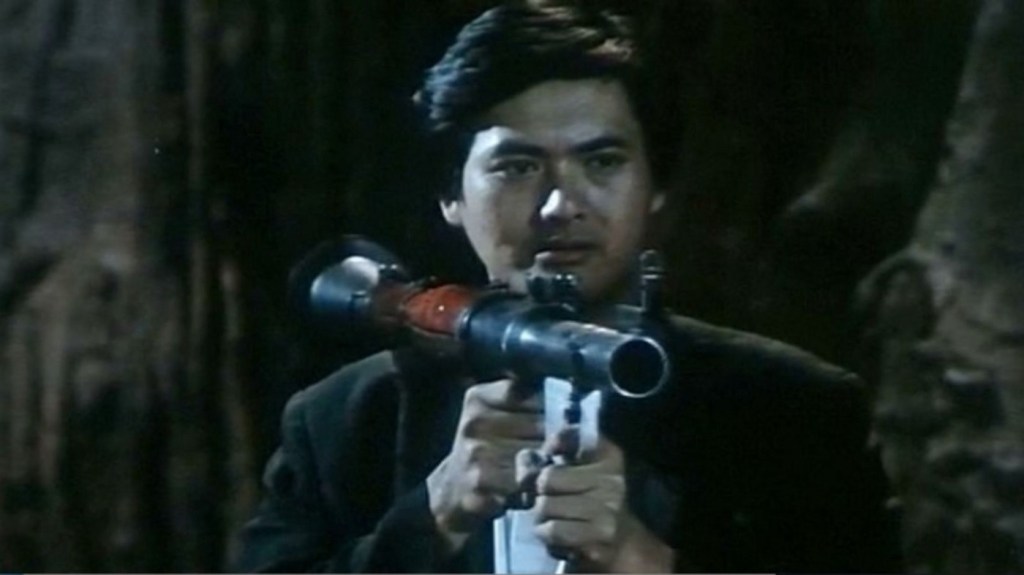 You don't mess with Chow Yun-Fat when he gets hold of a rocket launcher, right?