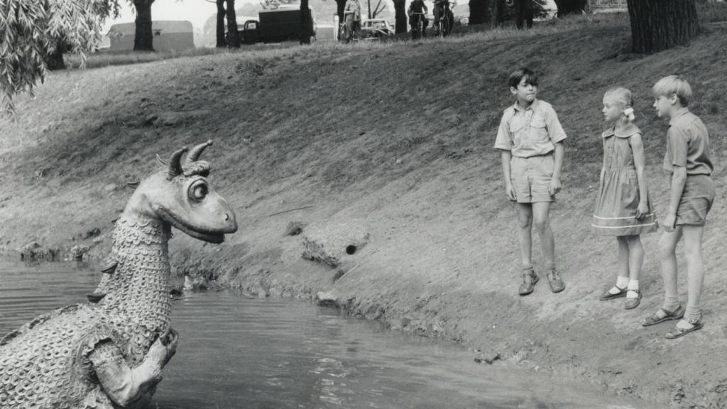 Beauty is a man-in-suit creation in this shot