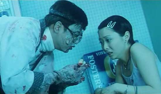 Sushi guy zombie loves this lady