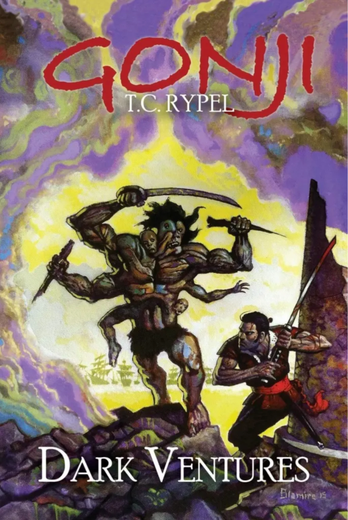 Here's the GONJI: DARK VENTURES book cover in full