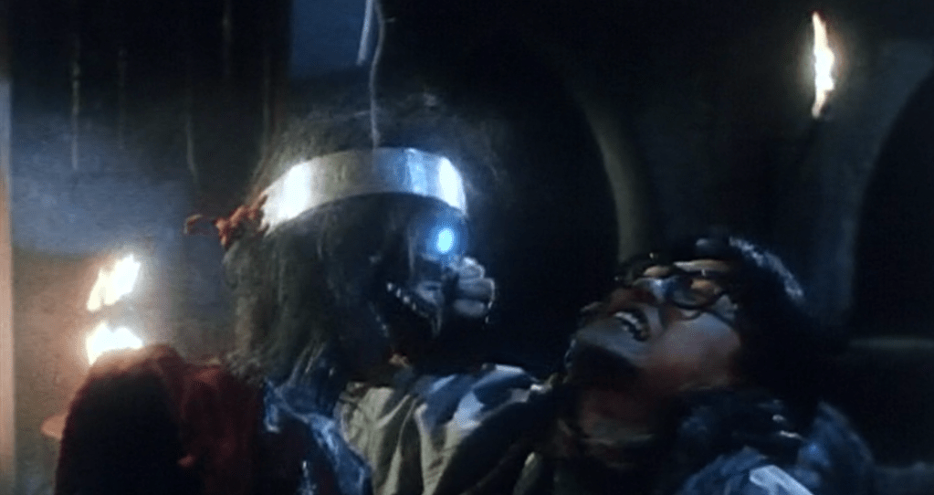 Old Ancestor's eyes start to glow!