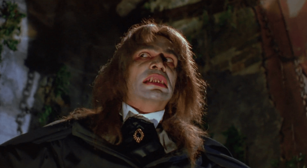 The long-haired resurrected vampire