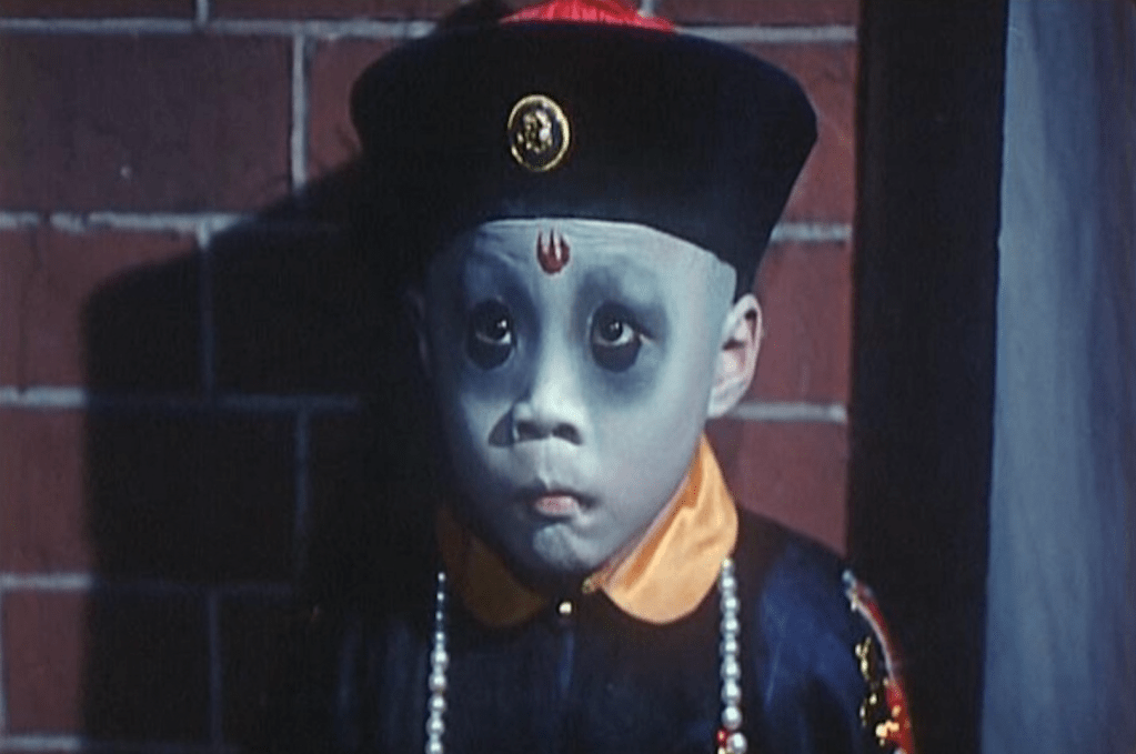 Jing Wang Lam plays the little vampire