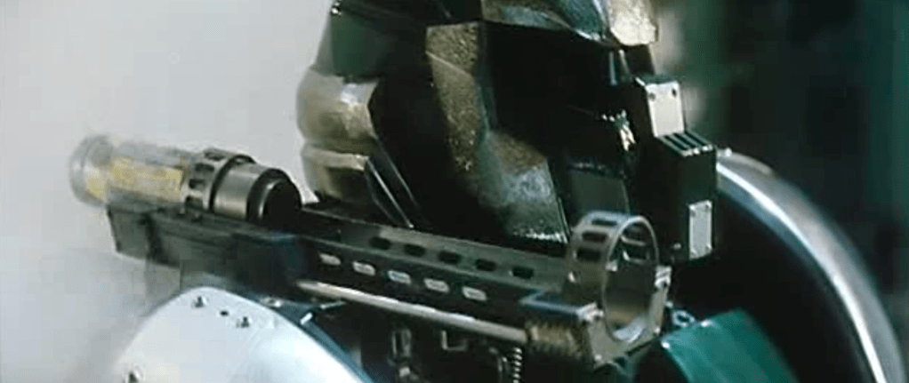 The RS1 deploys its rocket launcher