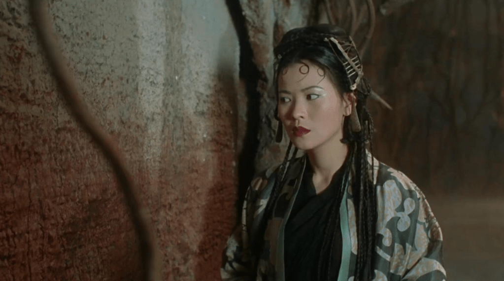 The late Yammie Lam plays Spider Devil