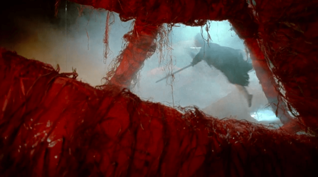 A battle amongst the huge intestines!