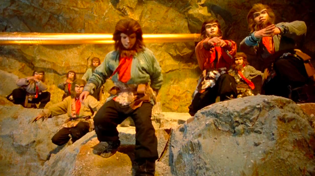 Monkey's servants are encountered in a cave