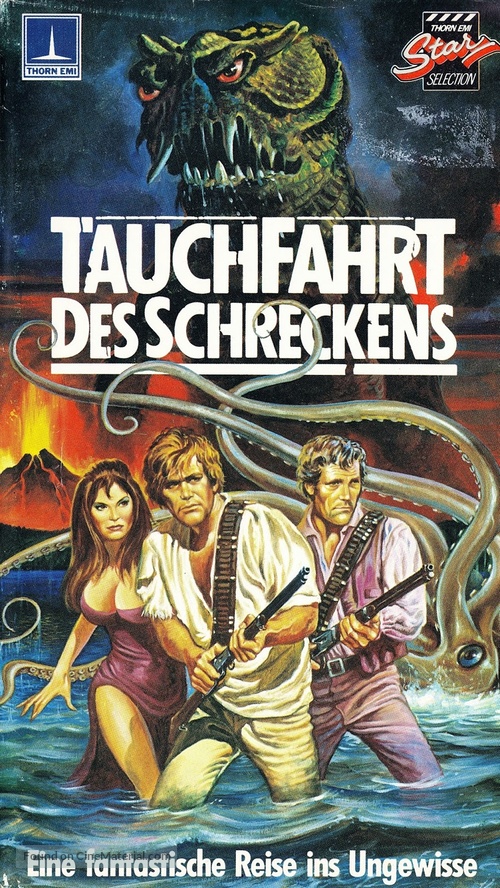 German VHS cover, partly based on Tom Chantrell's artwork created for the UK VHS cover