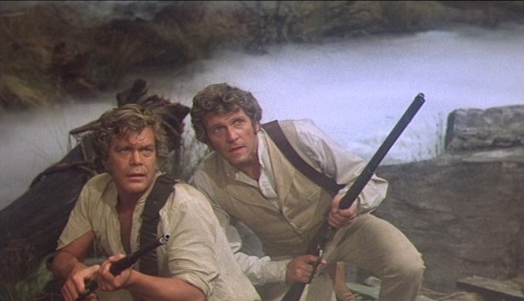 
Beast-battler supreme Doug McClure and Peter Gilmore