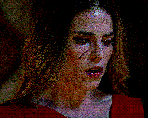 Audrey sheds a vampire tear