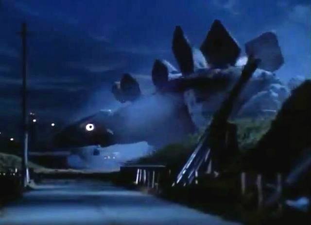 This stegosaurus can talk and control hordes of cartoon rats!