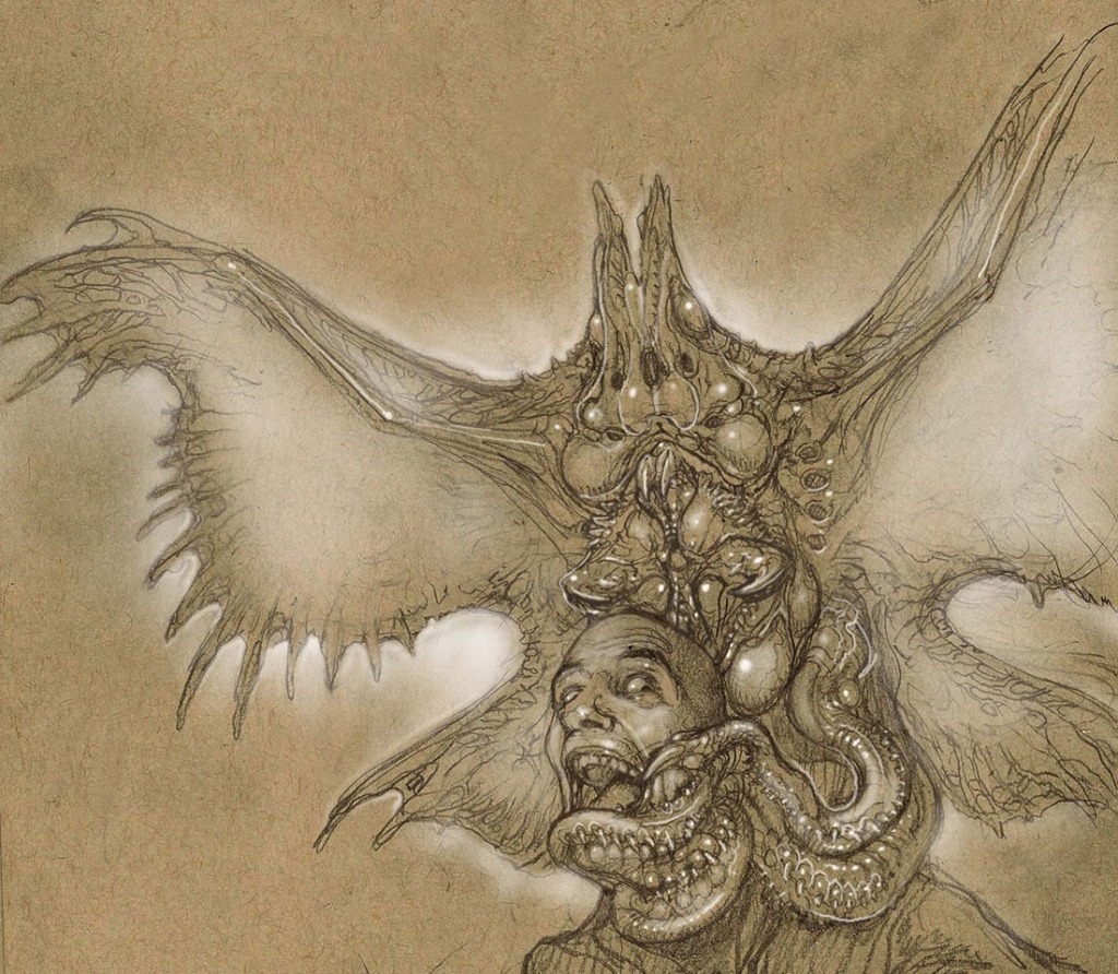 Unused flying creature design for Kong: Skull Island (2017)