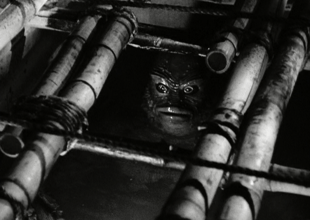 At one point the creature is captured, at least for a while...