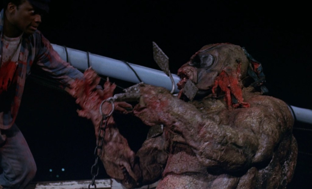 Slithis is attacked with an anchor!